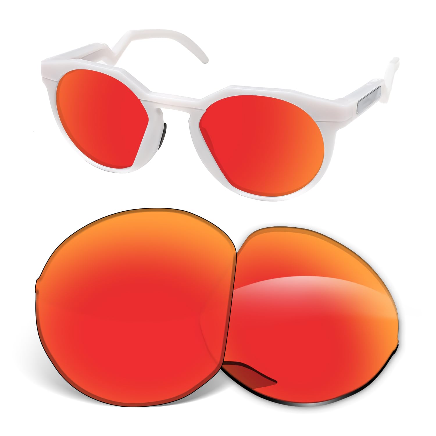 Lentes de repuesto de 1,5 mm compatibles con gafas de sol Oakley HSTN OO9242A OO9464A 52 mm antiarañazos