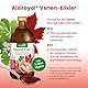 Alsiroyal Venen-Elixier – 22% Agavendicksaft - Rotes Weinlaub‐Extrakt, Vitamin C, Mangan & Magnesium – Unterstützt gesunde Venen, Bindegewebe & Durchblutung – Nahrungsergänzung