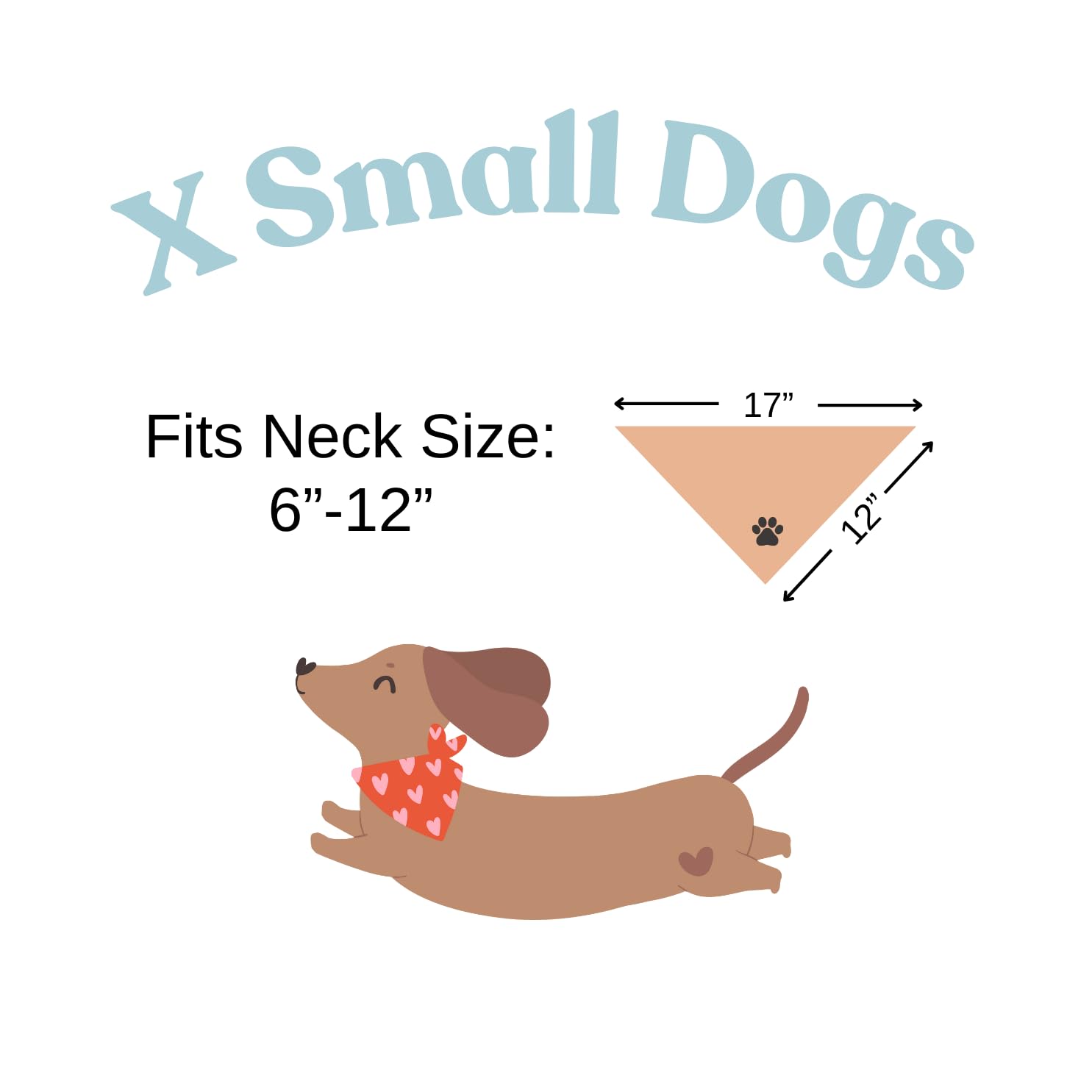 Bandana pour chien Barkday Pawty - Beige - Boho Simple - Taille XL