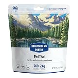 Backpacker's Pantry Pad Thai | Freeze Dried Backpacking & Camping Food | 2 Servings Per Pouch | 20 Grams of Protein | Vegan | Gluten Free | 1 Count