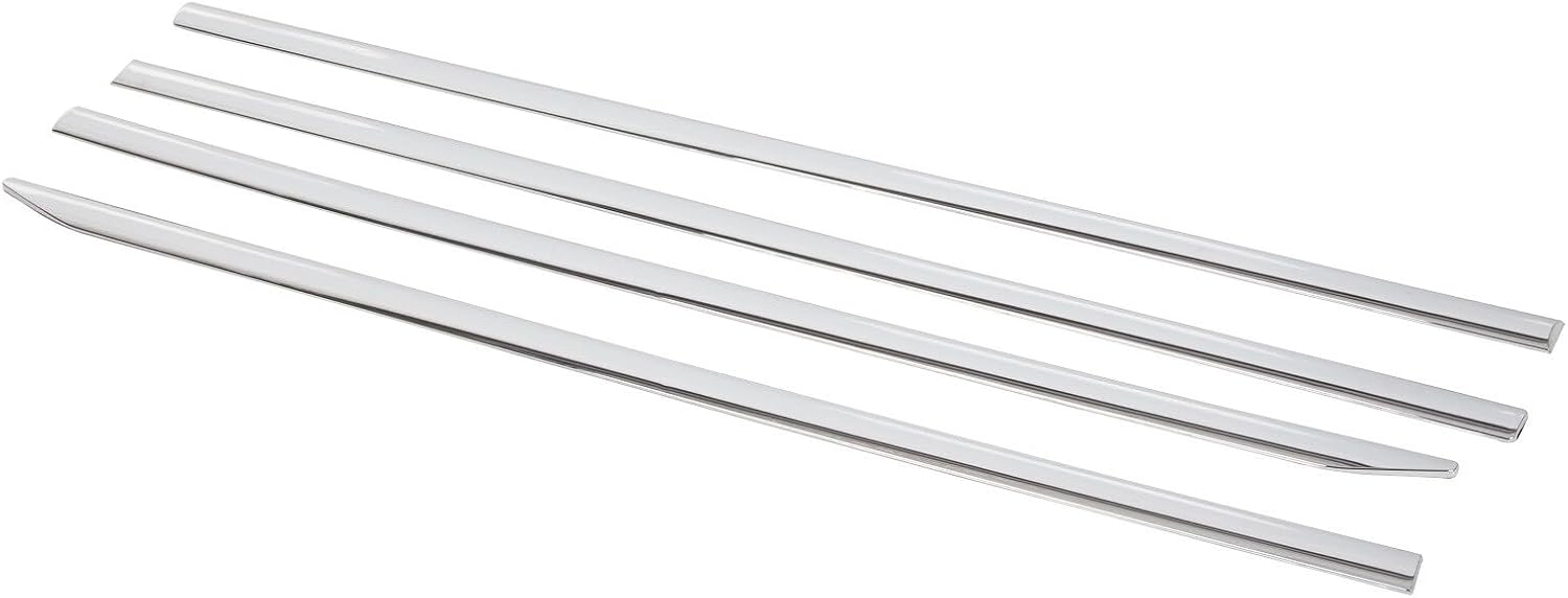 4PCS Chrome Body Side Molding Trims Set Fit for D0DGE RAM 1500 Crew Cab 2023-2025
