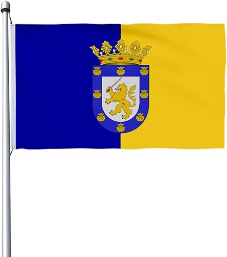 Bandera de Santiago de Chile con ojales de latón, tamaño 3 x 5 pies