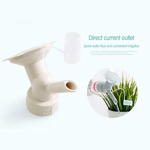 Miniatura 5 de Boquilla de riego de doble cabezal rociador o verter agua Diseño universal y duradero (azul)