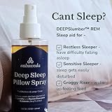 Lavender Pillow Spray for Sleeping - with 3mg Melatonin & Roman Chamomile (1200+ Sprays) | Natural & Non Habit Forming Deep Sleep Pillow Spray, Melatonin Sleep Spray for Adults