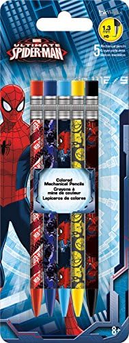 Trends International Ultimate Spider-Man Colored Mechanical Pencils (5 Pack)
