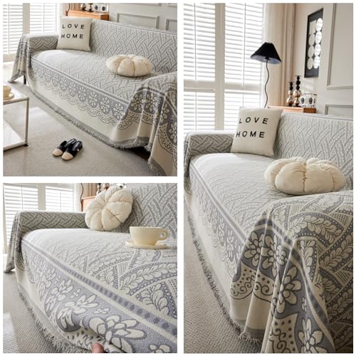 Housse de canapé couverture complète pour rénover un vieux fauteuil