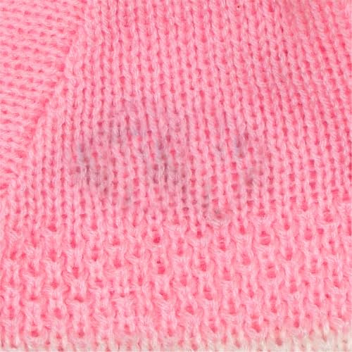 Image of Baby Winter Sweater | Wool Knit Full Sleeve Cardigan for Babies | Soft Warm Winter Clothing for Newborn Boys Girls & Toddlers Combo Pink & Green (3 to 6 Months) Pack of 2