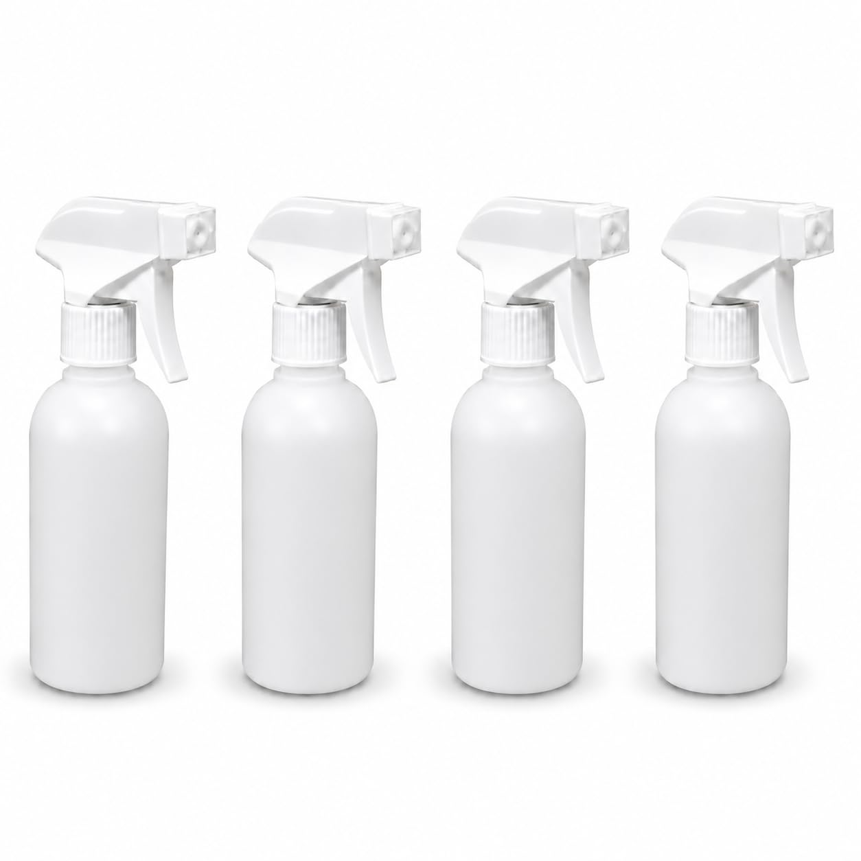 Pack of 4 - 250ML Multipurpose Spray Bottle, Fine Mist Spray Bottle with Adjustable Spray & Steam-Like Mist Mode, Refillable HDPE Plastic Bottle Trigger Sprayer for Cleaning, Plants, Hair & Home Use-image-7
