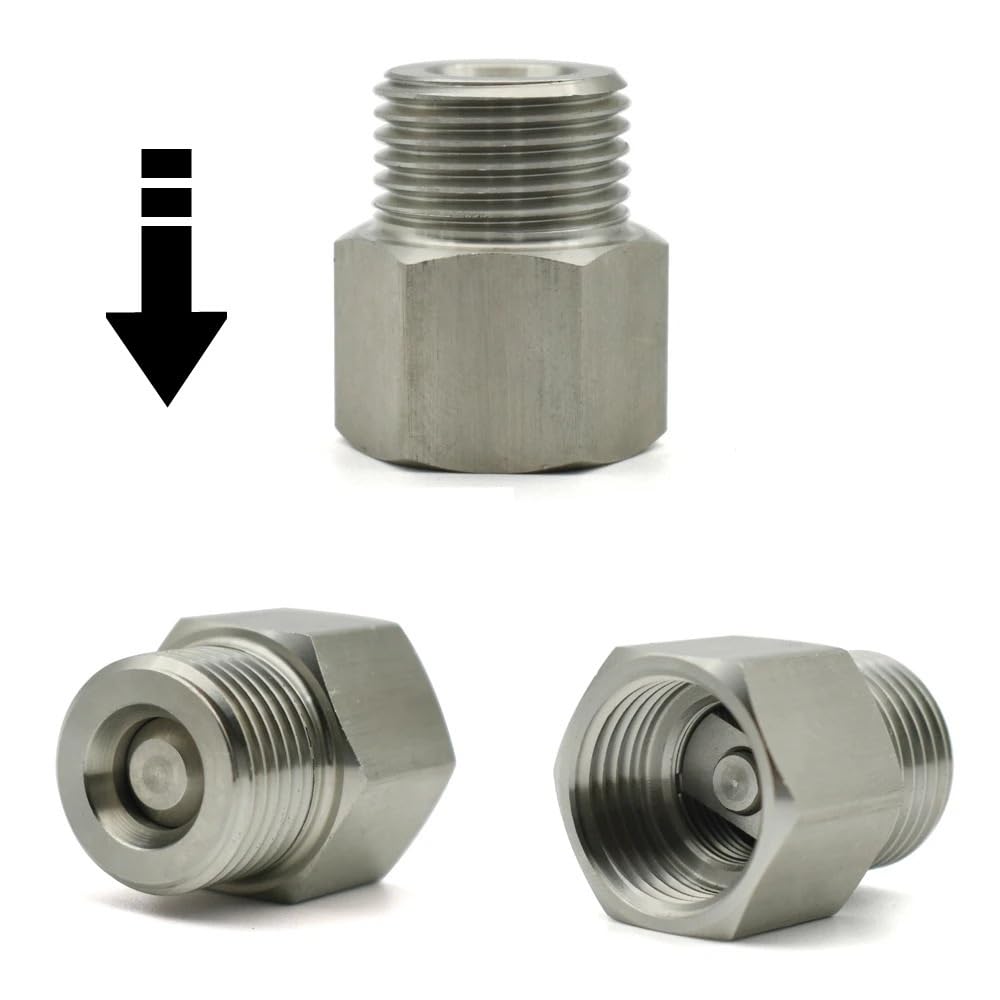 Zawór jednokierunkowy ze stali nierdzewnej 304 Interfejs gwintowany 1/4 "-1" Zawór sterujący płynem przemysłowym(Female to Male,1")