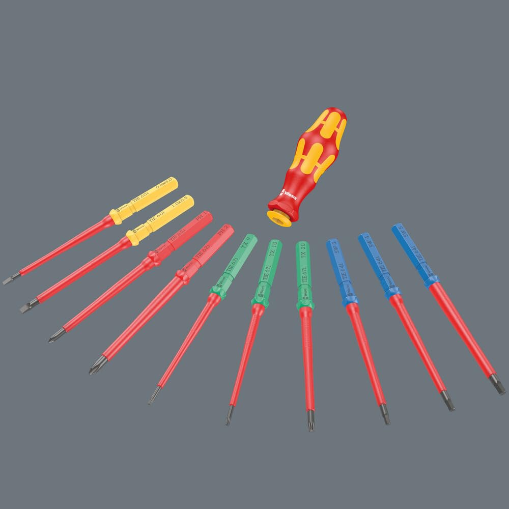 Wera Kraftform Kompakt VDE Safe-Torque Speed Set 1 chiave per quadro elettrico, 23 pezzi