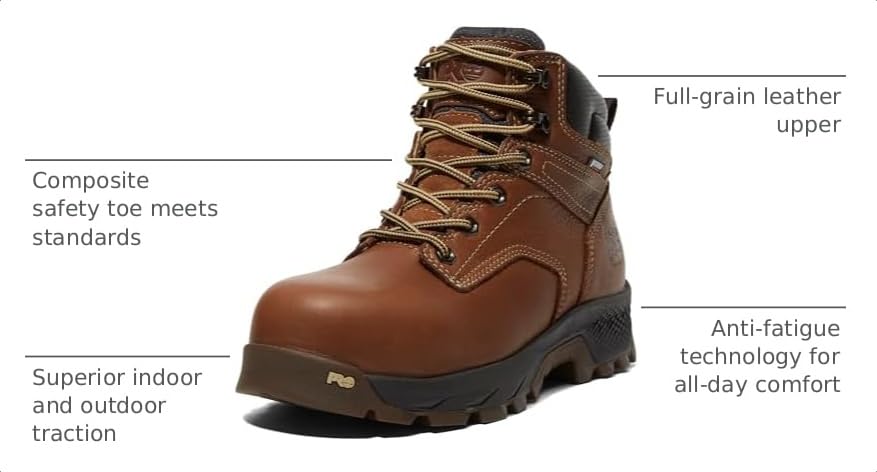 Image of Timberland PRO Women's Titan Ev 6in Comp Toe Waterproof Boots