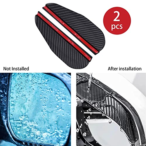 NEWDONG 2Pcs Car Side Rear View Mirror Cover