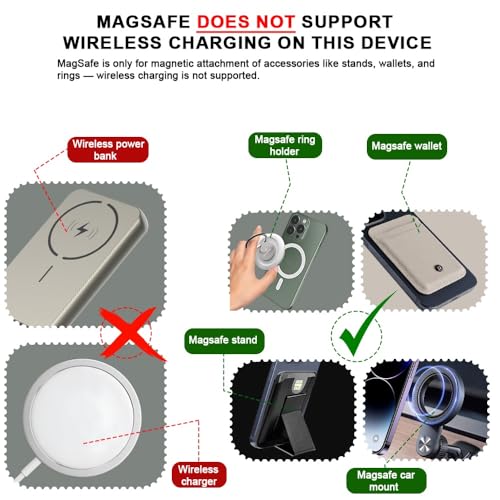 Image of AESTMO Back Case Cover for Realme P4 Pro 5G | Magnetic Case with Built-in Metal Ring | Compatible with MagSafe Accessories | Shockproof Hybrid (PC + TPU, Black)