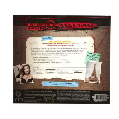 Stadtkrimis Exit Escape Stadtführung Goliath. Investigation Files Murder in Paris. Spiele. Gesellschaftsspiele. Reisespiele. Krimi-Spiel. Black Stories. Partyspiele. Krimidinner für Zuhause. Unsolved Case Files. Mystery