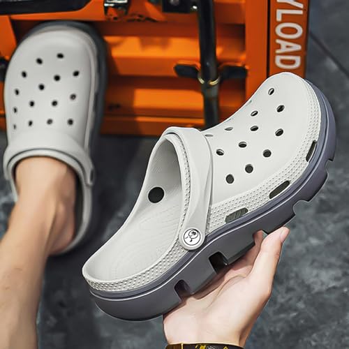 Hole shoes outdoor beach shoes soft bottom closed-toe slippers summer sandals2