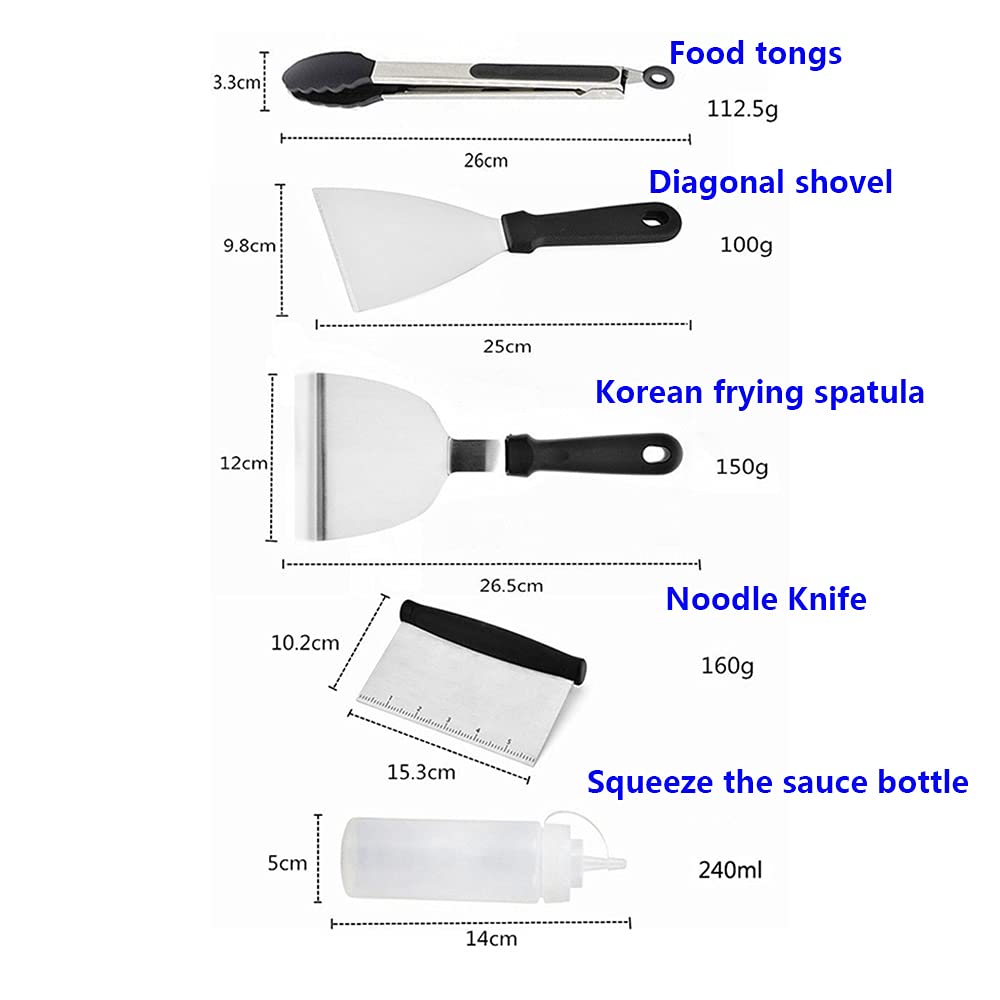 13 pezzi Kit accessori per griglia per barbecue da campeggio Utensili per barbecue in acciaio inossidabile Set di strumenti per grigliare in custodia di alluminio - Set di utensili per griglia Regali