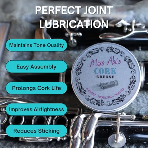 image for The Delighted Dragon Miss Abi's Cork Grease for Woodwind Instruments -