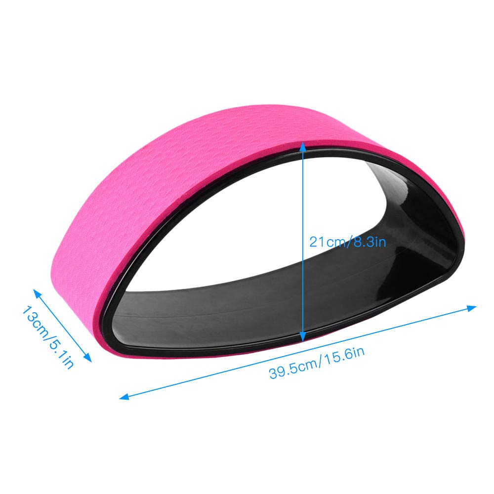 Ruota for allenamento yoga fitness, ruota for con schiena piegata, accessorio for esercizi muscolari, antiscivolo