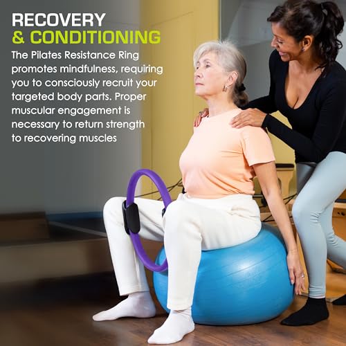 ProsourceFit The Resistance Ring enhances Pilates Workouts with Light Resistance to Help Tone and Strengthen Your Entire core and Body