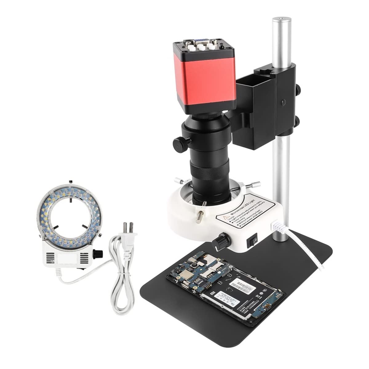 microscope accessories kit slide preparation camer Electronic Digital Microscope 38MP 16MP Camera For Electronics Stereo Repair Pofessional microscope accessories (Color : AZK-VGA HDMI 13MP)