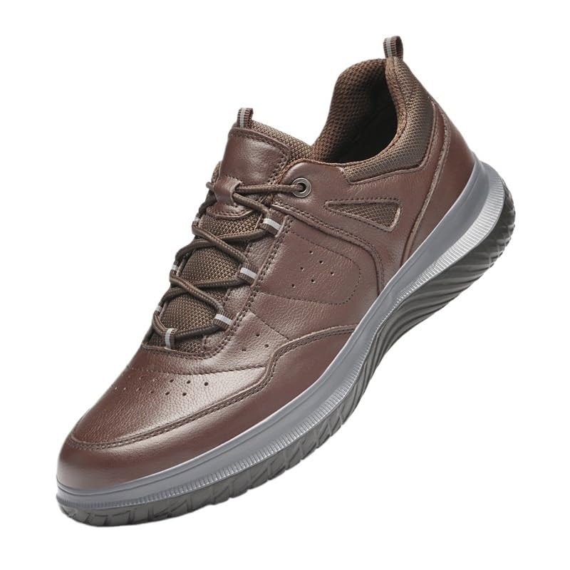 Men's Dress Sneakers Casual Oxford Lace Up Formal Shoes Breathable Lace Up Shoes Business Shoes Fashion Running