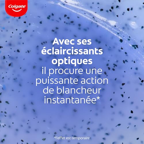 Dentifrice blanchiment dentaire instantané Colgate Max White Optic 4x75ml - 5