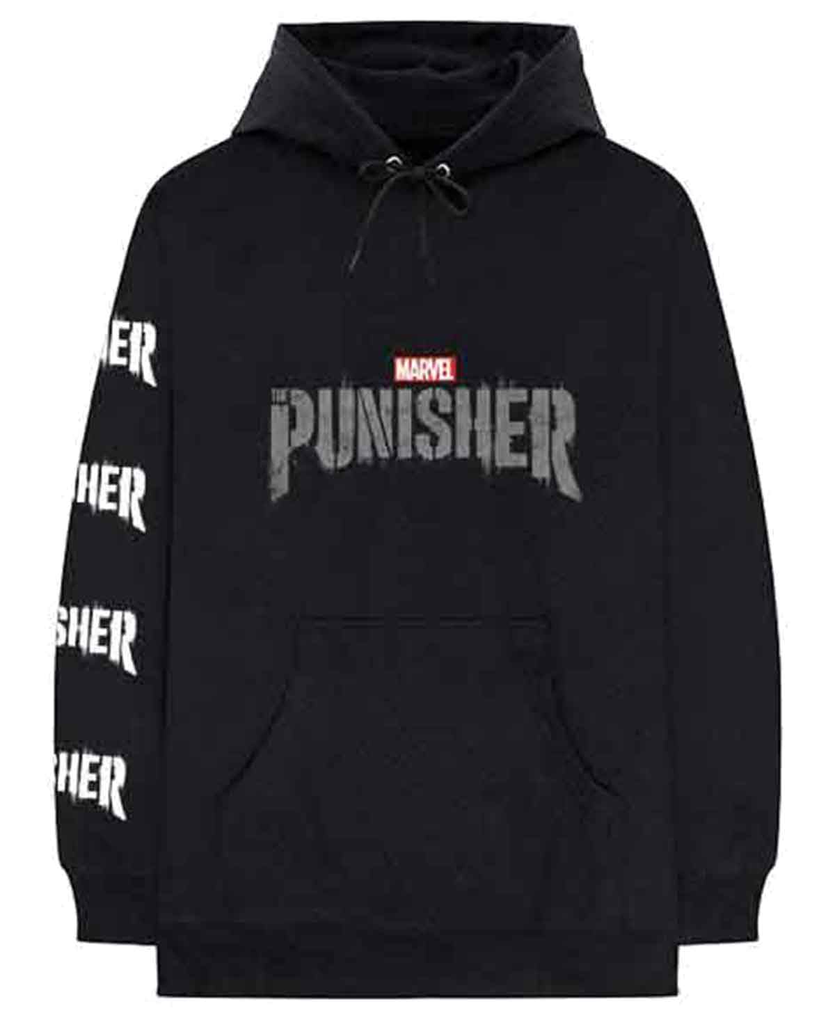 Veste à capuche Marvel Comics Punisher sweat noir à motif imprimé - 3