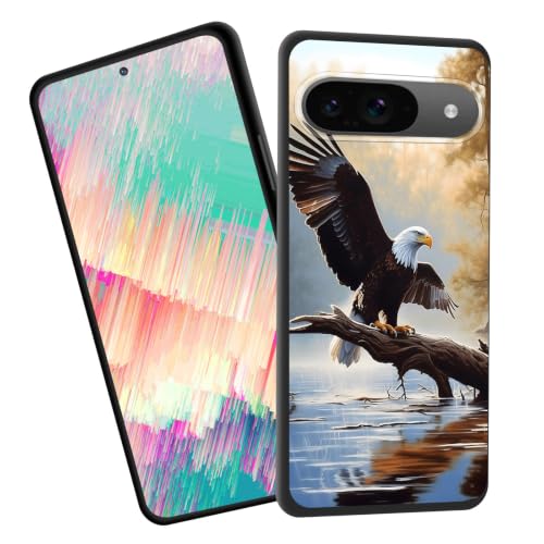 EFGWSDER for Google Pixel 11/11 Pro 6.3" 2026 Case,Slim Shockproof TPU Soft Rubber Silicone Cover Phone Case,Bald Eagle
