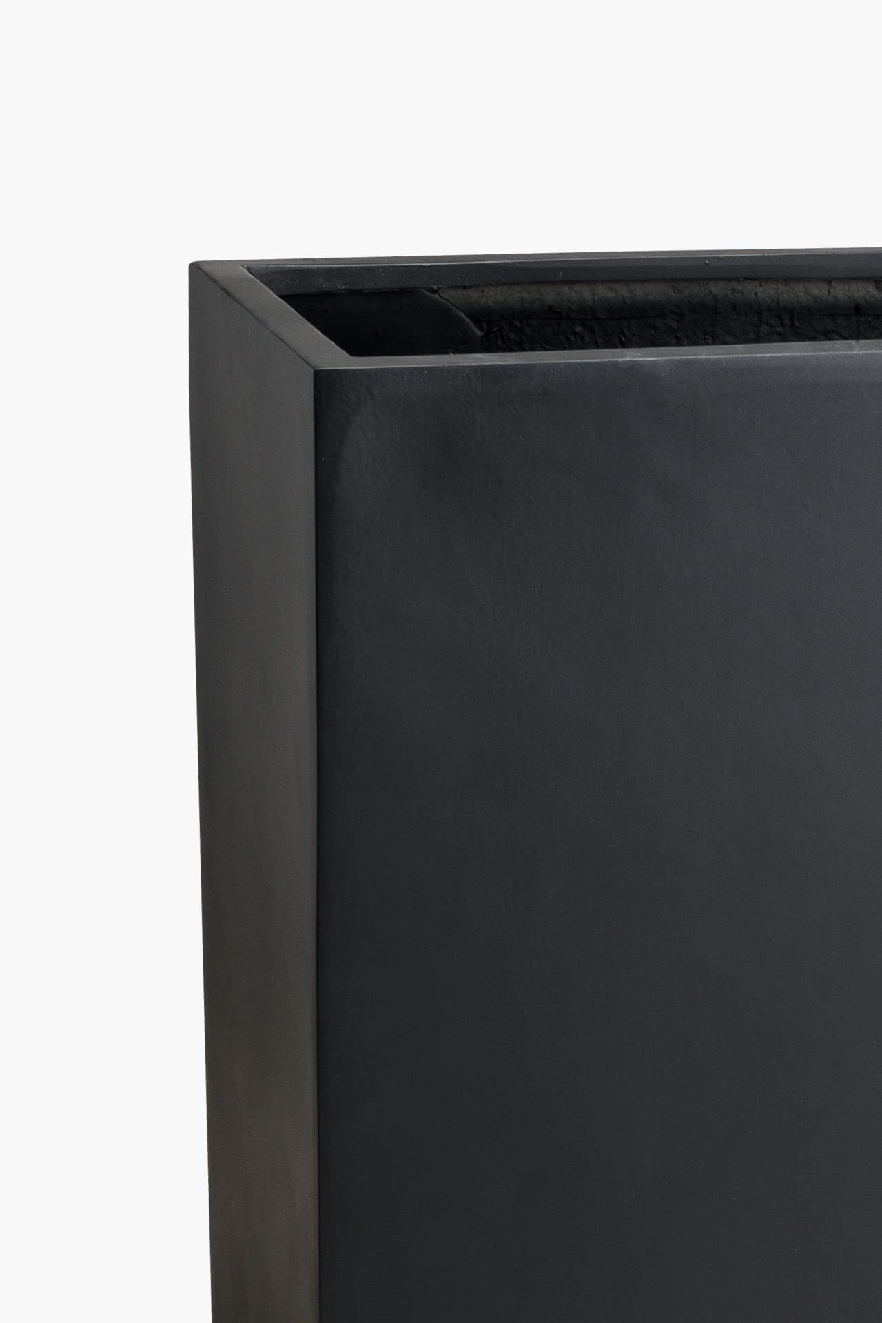 VIVANNO Pflanzkübel Raumteiler Sichtschutz Fiberglas ELEMENTO Anthrazit - 88x30x75