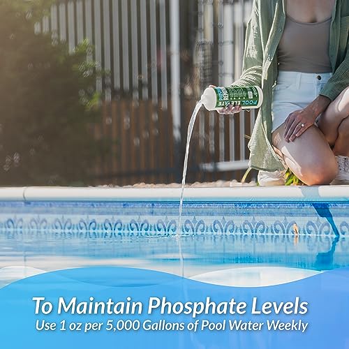 Pool Elevate Phosphate Remover - Maintain Crystal Clear Water, Enhance Pool Water Quality for Above and Inground Pools, Safe for Your Pool and Equipment. 32 oz - Thumbnail 4