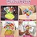 candyfouse Fabric Flower Bouquets Toys with Music and Light, DIY Craft Kit for Girls Ages 3-12, Creative Educational Toys, Mess-Free Birthday Christmas Gifts for Toddler Girls 4 5 6 7 8 9 Years Old
