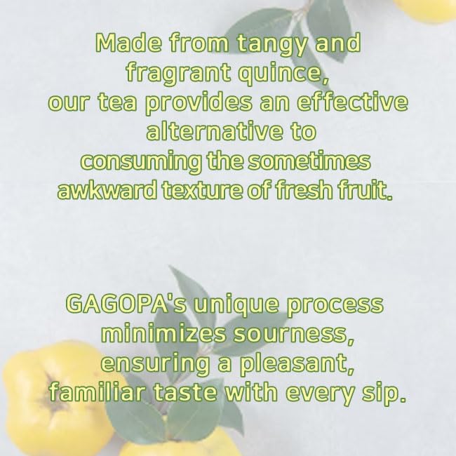 Miniatura 2 de GAGOPA Bolsa de té de membrillo naturalmente dulce y refrescante infusión herbaria té de hierbas con sabor a fruta sin cafeína