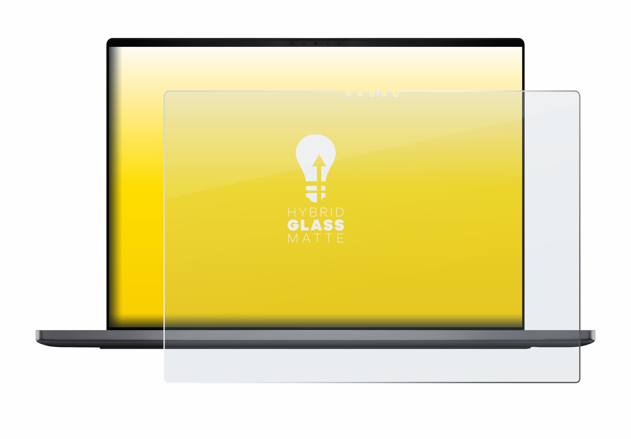 upscreen Entspiegelungs-Schutzglas für Dell XPS 16 DA16260 Schutzfolie Panzer Folie Glas Matt [Extrem Kratzfest 9H, Anti-Reflex, Anti-Fingerprint]