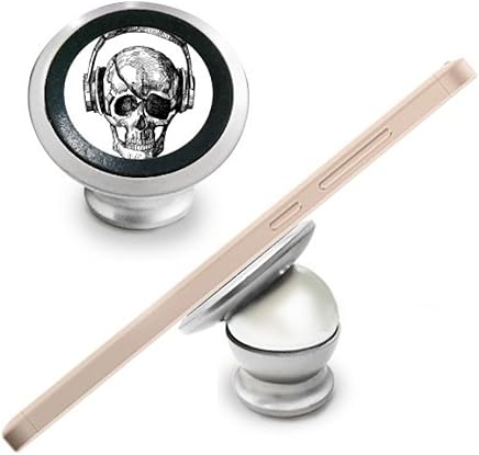 Cr?neo Auriculares M?sica Crazy patr?n magn?tico Tel?fono para Salpicadero de Coche Soporte 360?Degree rotaci?n regalo Cr?neo Auriculares M?sica Crazy patr?n magn?tico Tel?fono para Salpicadero de Coche Soporte 360?Degree rotaci?n regalo