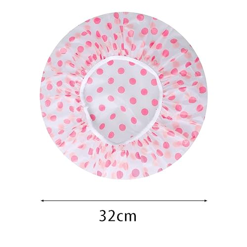 Miniatura 16 de Gorro de ducha, 3 unidades, impermeable, reutilizable, gorro de baño para el cabello, relleno de calcetines para mujeres, hombres y niños