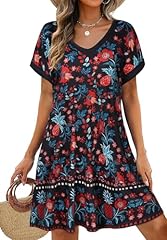 Black Red Floral