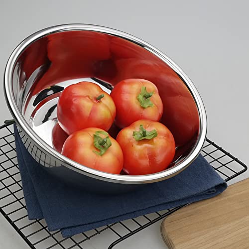 Gloreen Set Of 4 Stainless Steel Serving Bowls, Preparing And Mixing Bowls For Kitchen #TOP2