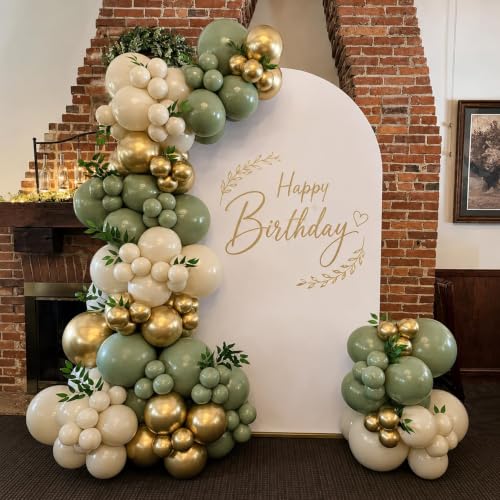 Image of Togvu Sage Green Balloons, 50Pack 5 Inch Small Mini Light Green Balloons