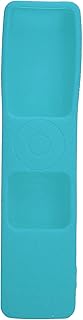 Dilwe Capa de controle remoto lavável, capa protetora antiderrapante com cordão, capa de silicone à prova de choque para controle remoto 4S TV (azul)