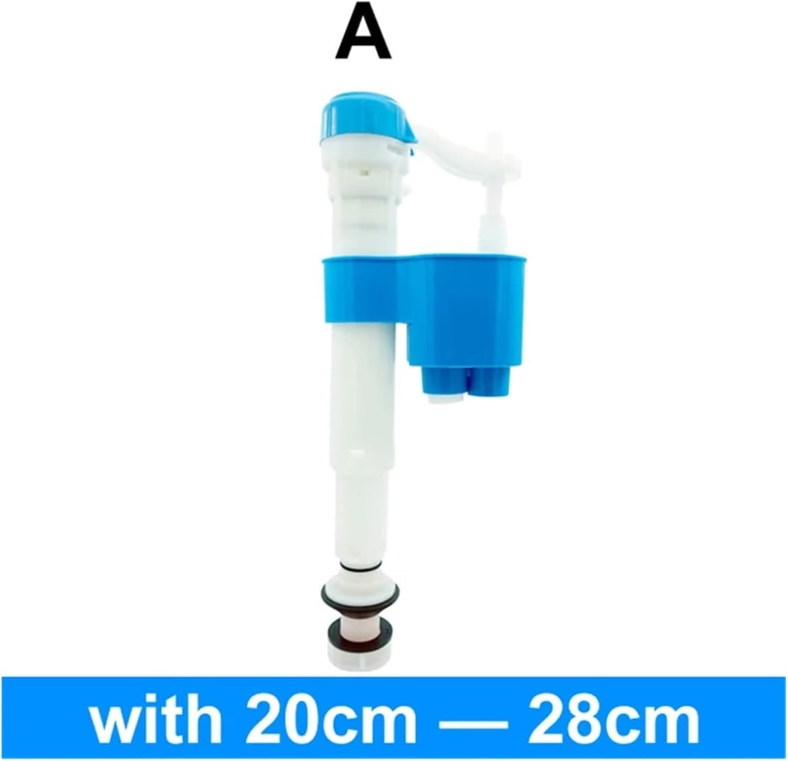 Piezas de Tanque de Inodoro Cisterna Válvula de llenado Botón de Descarga, Accesorios de Agua Kit de Entrada de Inodoro Kits de admisión de Ahorro Repuesto 1 Pieza