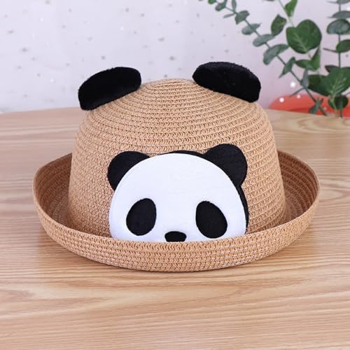 Straw Hat Sunscreen Sunshade Hat/Mini Cute Hat/Summer Beach Hat/Party Hat for Girls Boys 2-8 Years2