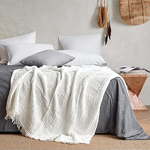 Terra É Pais - Marooned Earth Throw Blanket - Natural Off White #TOP8