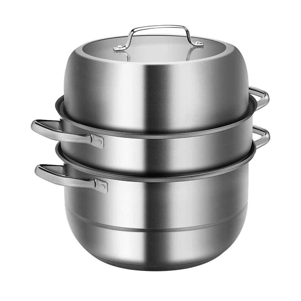 GTHTUHFD Stainless Steel Steamer Steaming Pot Energy-Saving Steamer Boiler Home Kitchen Dining Room Cookware