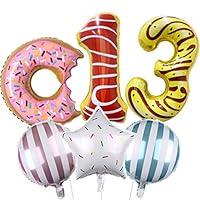 Ballon Anniversaire Donut Ballon 12 Pcs Set De Donut Ballon De Baudruche Ballons Deco Anniversaire