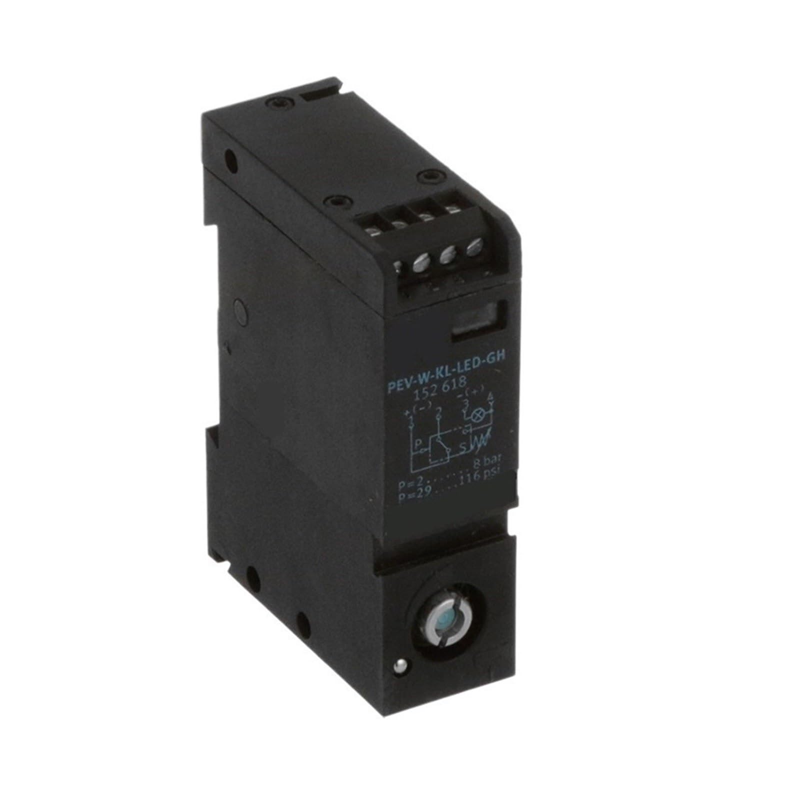 Pressostat PEV-WS-LED-GH 152616 capteur de pression relative pneumatique M5 8 bar