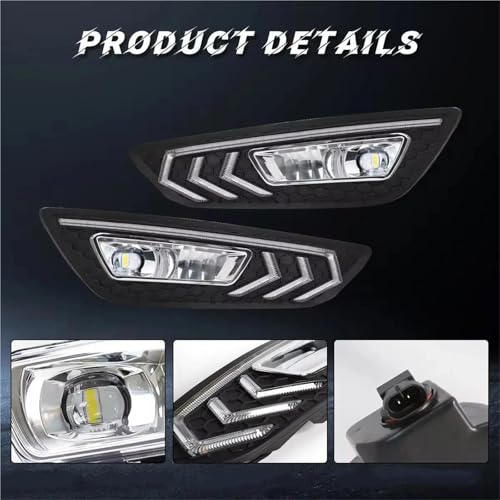 Clignotant dynamique et feu antibrouillard pour Ford Focus 2015-18