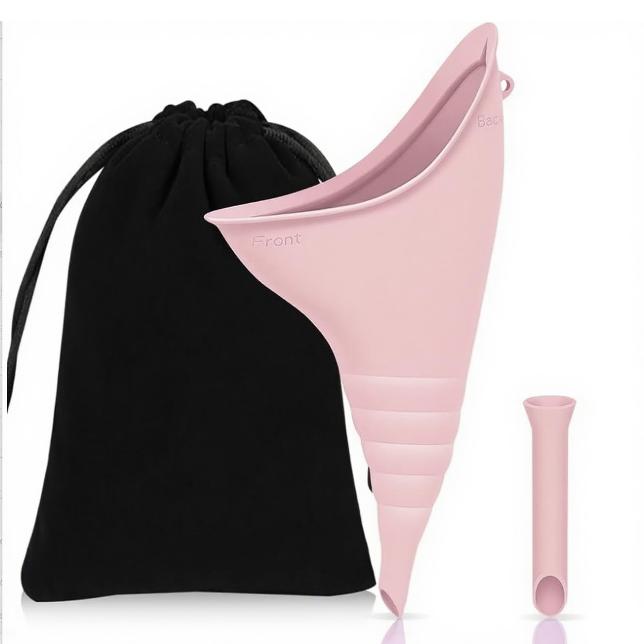 DiviDermy Wiederverwendbare Urinella, Frauenurinal für Camping, Reisen, Lichtpulver