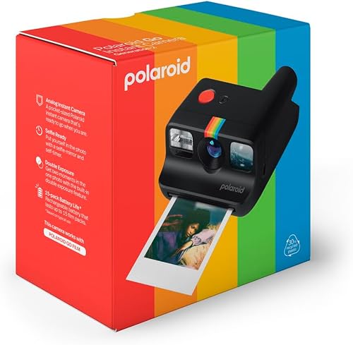 Miniatura 9 de Polaroid Go Generation 2 - Paquete de cámara de película instantánea con película de color Polaroid GO, paquete doble y álbum de fotos + tela (4
