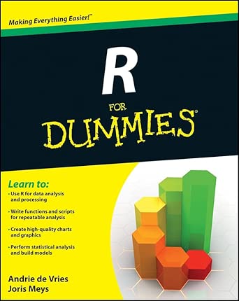 R For Dummies book cover