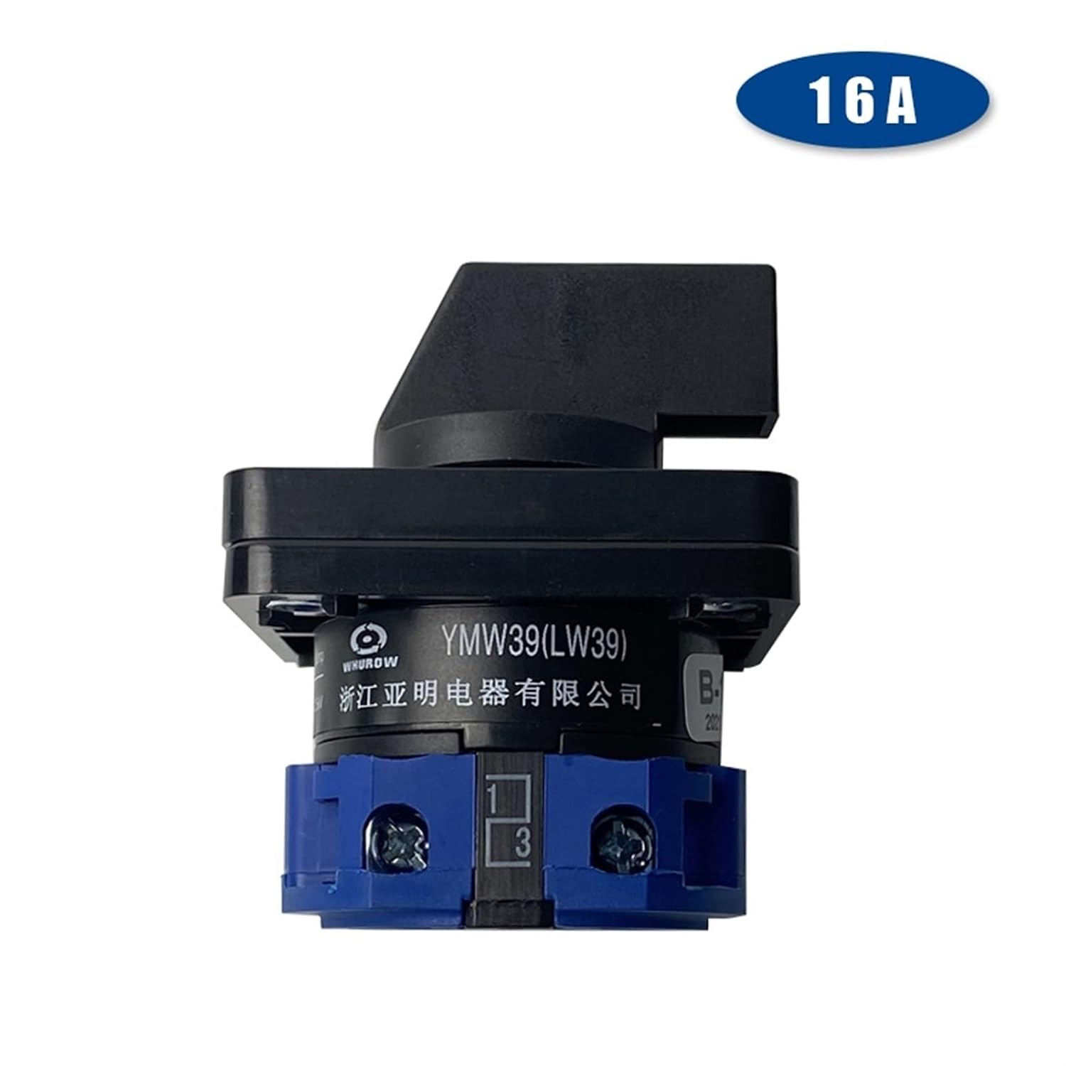 Cam Switch CA10 replacer LW39B-16/1 Ui 690V 3 Position 1 Pole Stage 4 terminals Screws Three Position Switch with Off